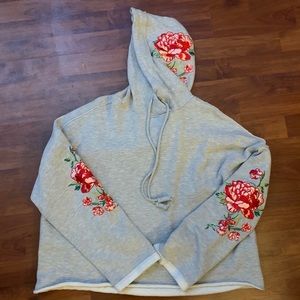 embroidered hoodie